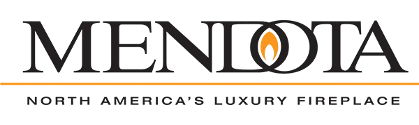 Logo Mendota north america's luxury fireplace