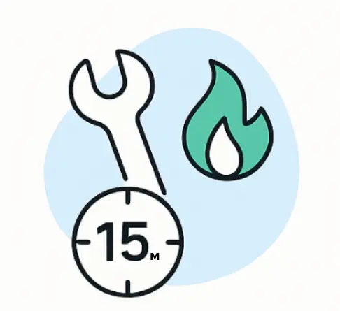 [DEP-BASE] Appel de service - Courte duré - Foyer au gaz